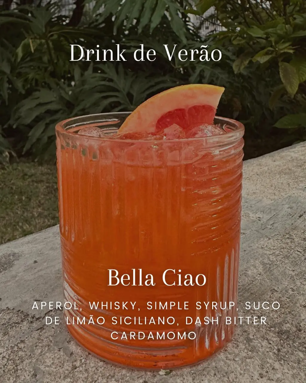 Bella Ciao: apresentamos nosso mais novo drink de verão